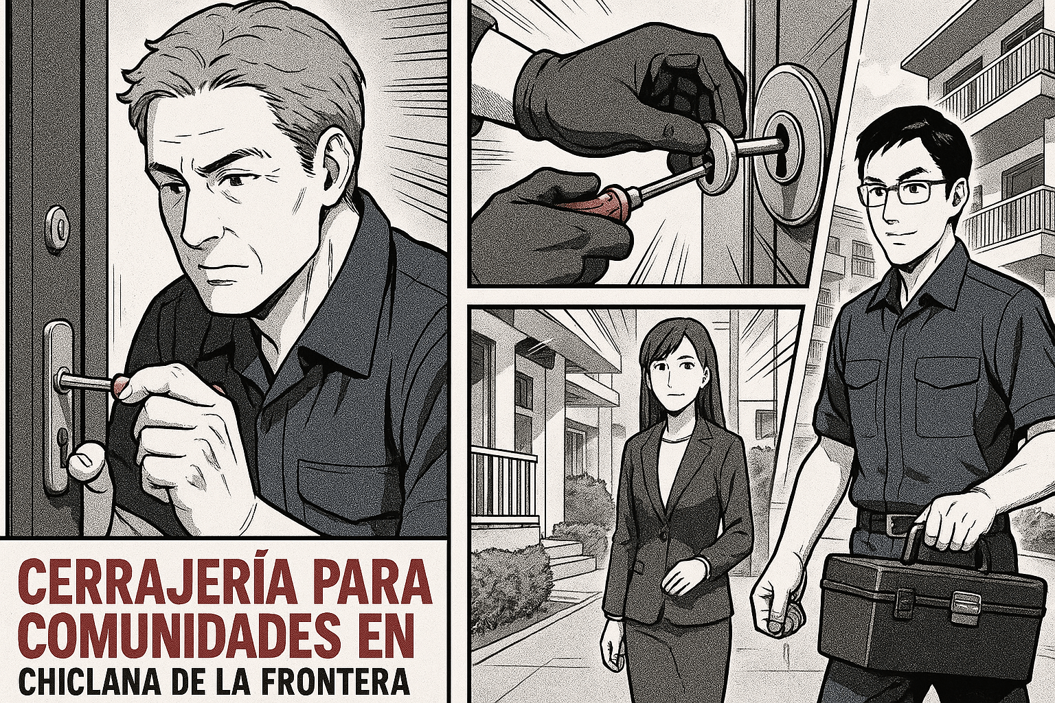 Cerrajería para comunidades en Chiclana de la Frontera - Cerrajero Novo en Chiclana de la Frontera